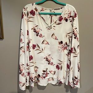 Lush XL Hi Lo flowy top